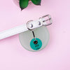 Personalised Pet Tag - Green Cat