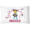 Load image into Gallery viewer, Personalised SuperHero Pillowcase - Pink Strength!