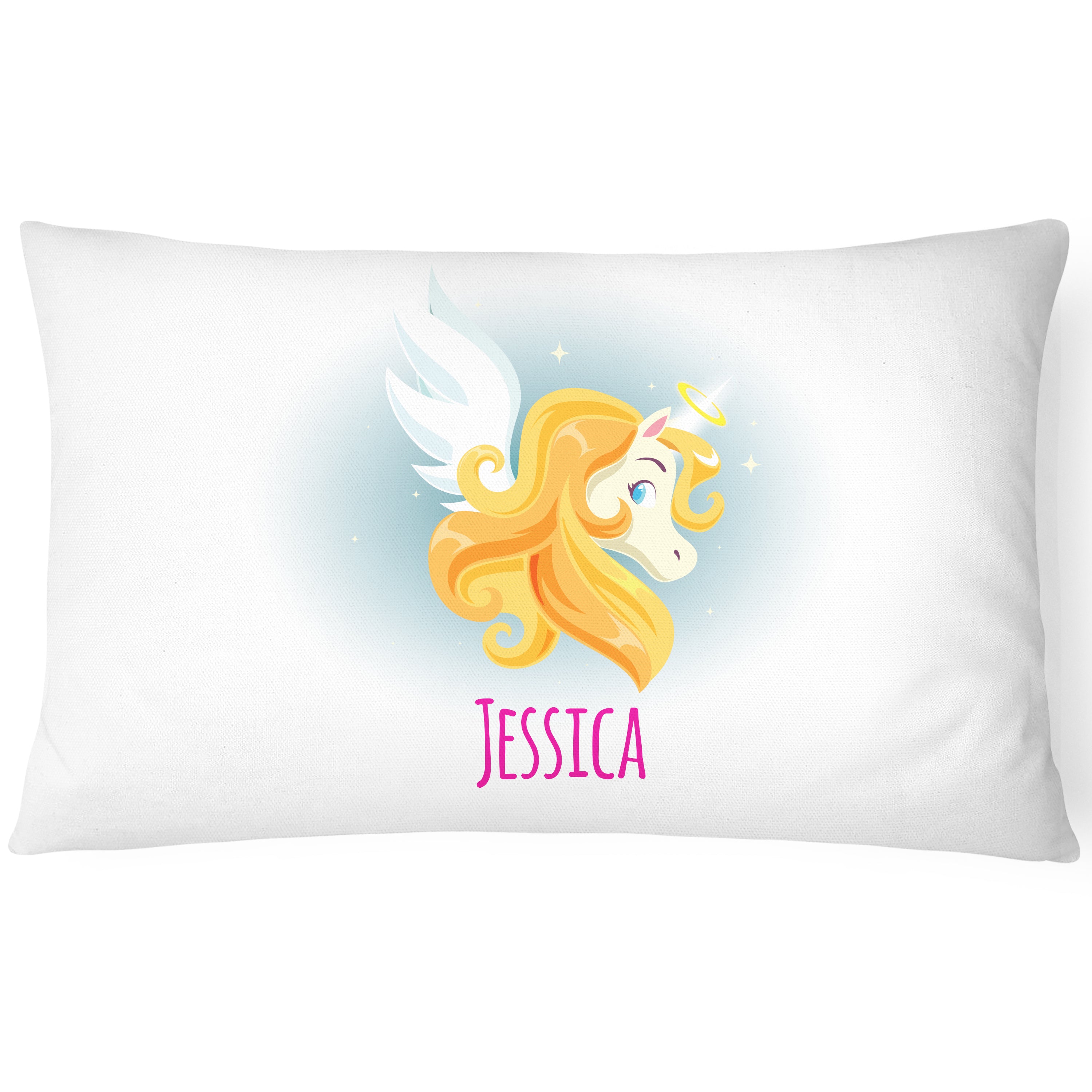 Personalised Pillow Case Unicorn Printed Pillowcase Custom Pillow Case Gift for Girls for Boys