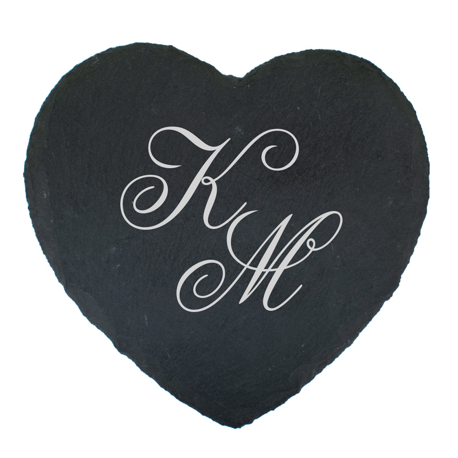 Heart Shaped Slate Coaster - Perfect Gift - Duos