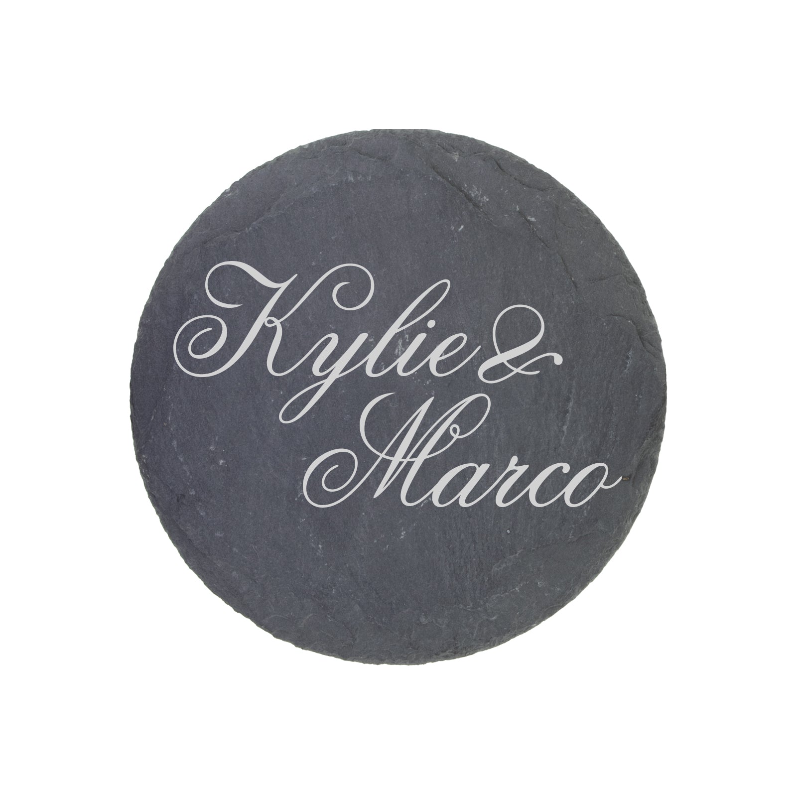 Personalised Engraved Slate Coaster Round - French Revolution