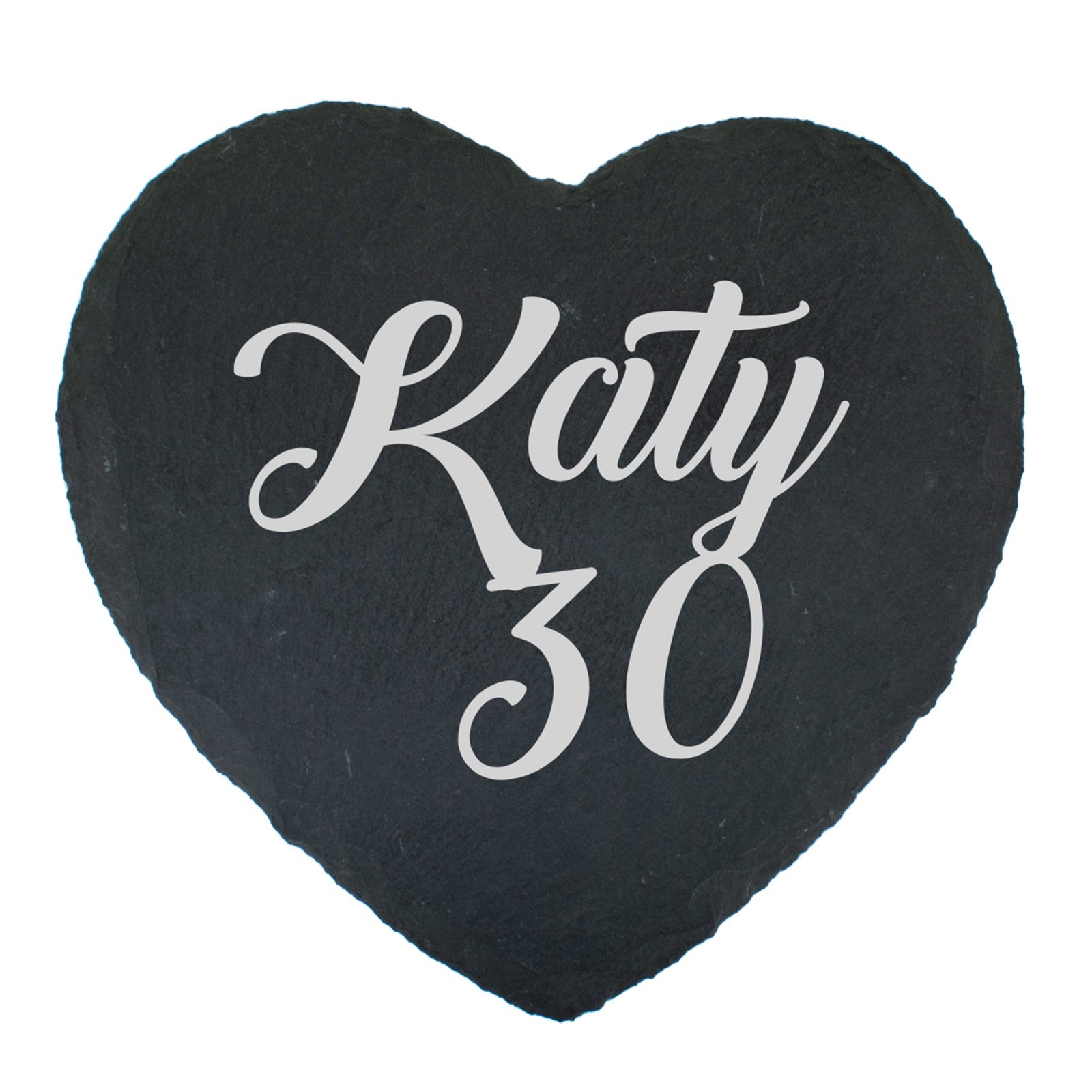 Heart Shaped Slate Coaster - Perfect Gift - Numero