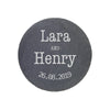 Personalised Engraved Slate Coaster Round - 1940s