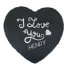 Heart Shaped Slate Coaster - Perfect Gift - Love you