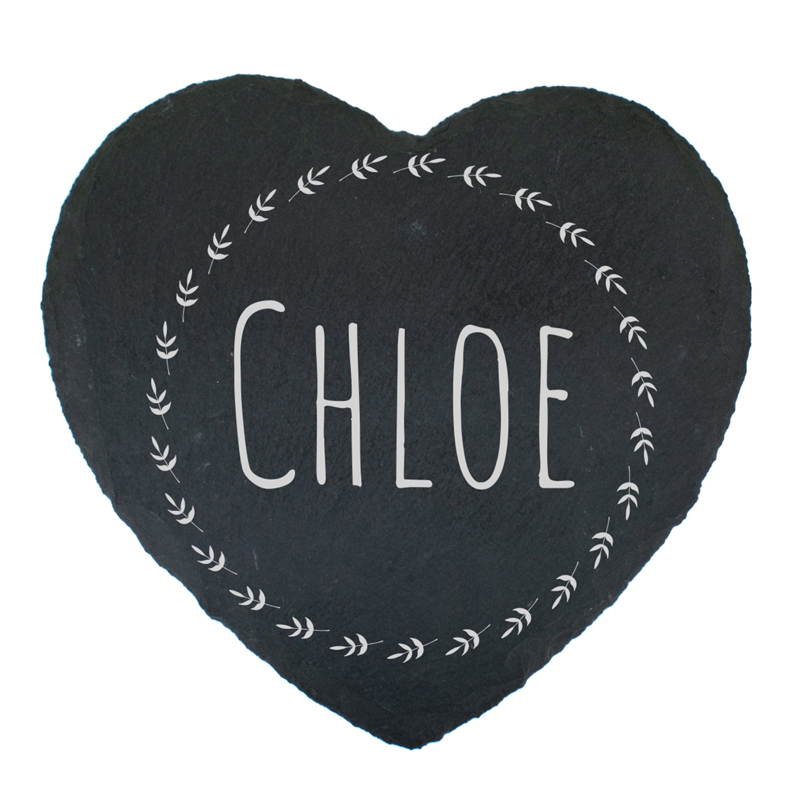 Heart Shaped Slate Coaster - Perfect Gift - Typist