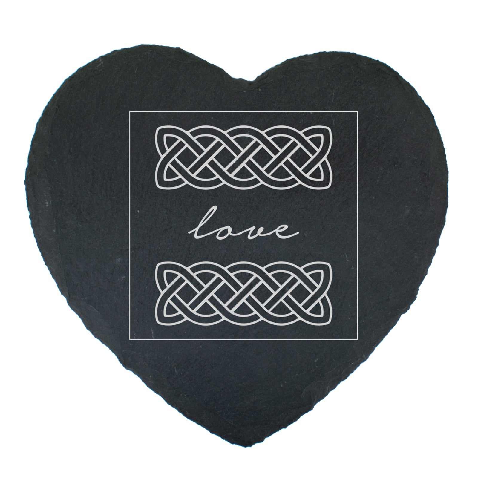 Heart Shaped Slate Coaster - Perfect Gift - Loki's Scripture