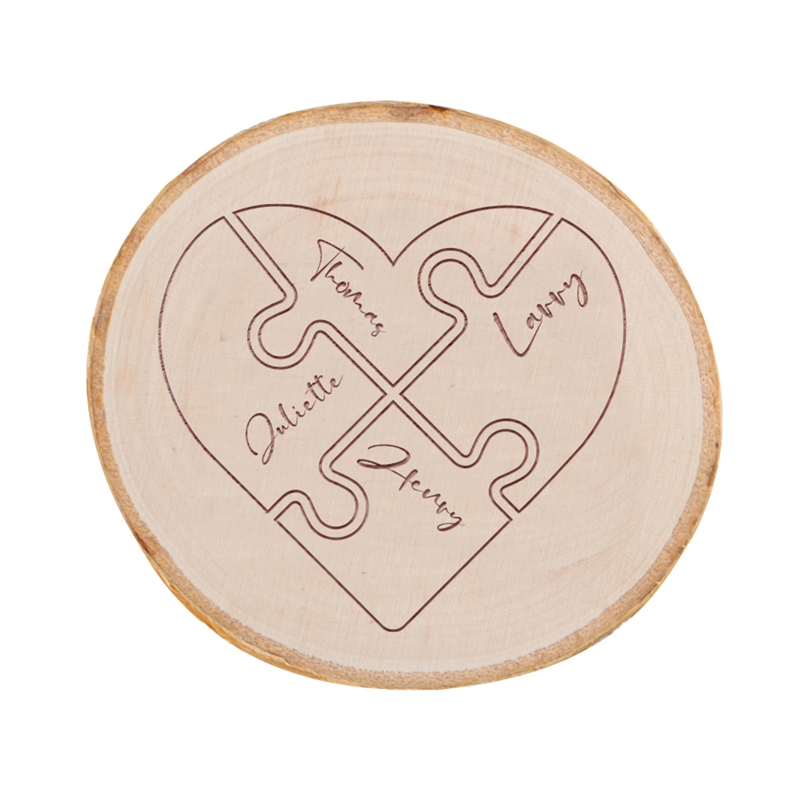 Personalised Engraved Wooden Coaster Wood Log - Norse God