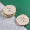 Personalised Engraved Wooden Coaster Wood Log - Drinks Here Please!