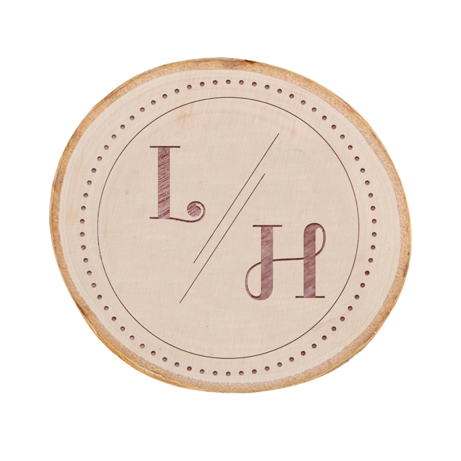 Personalised Engraved Wooden Coaster Wood Log - Best Surprise