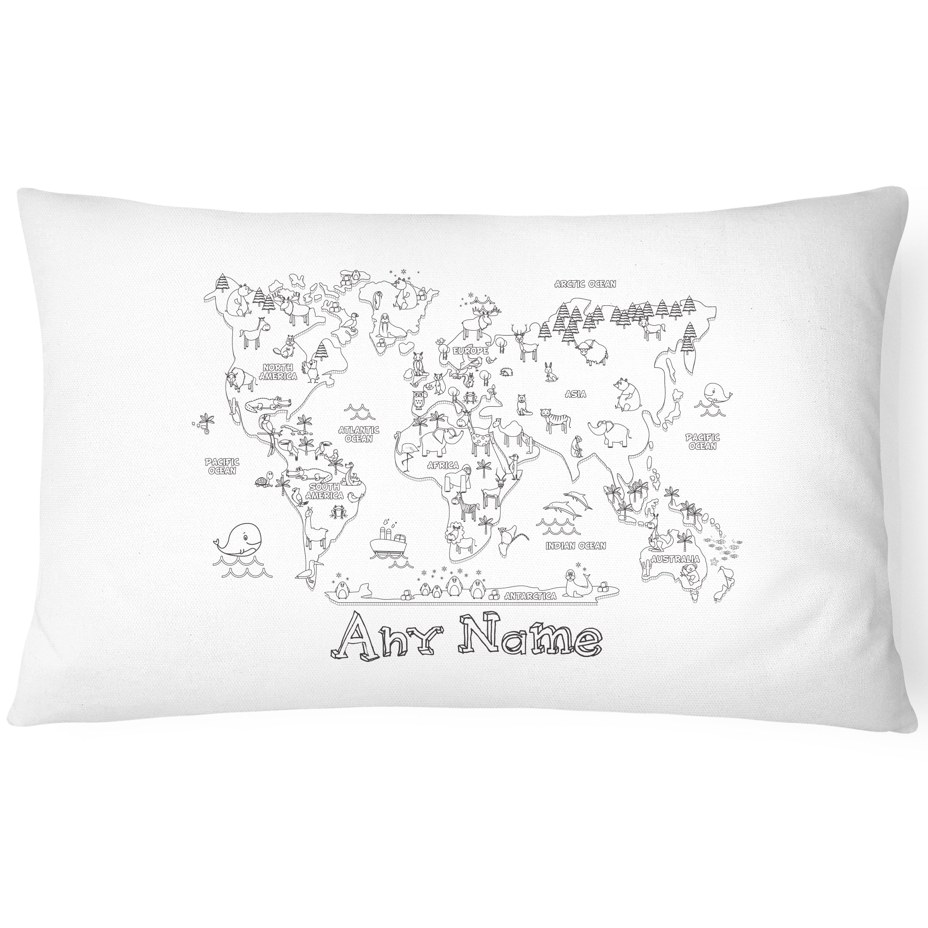 Personalised Colour In Pillowcase  Design# K