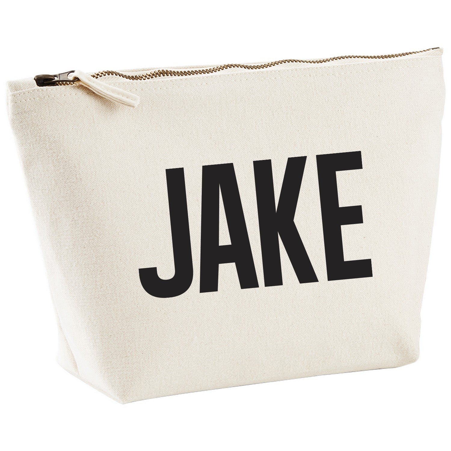 Personalised Canvas Makeup Bag - Perfect Gift - White