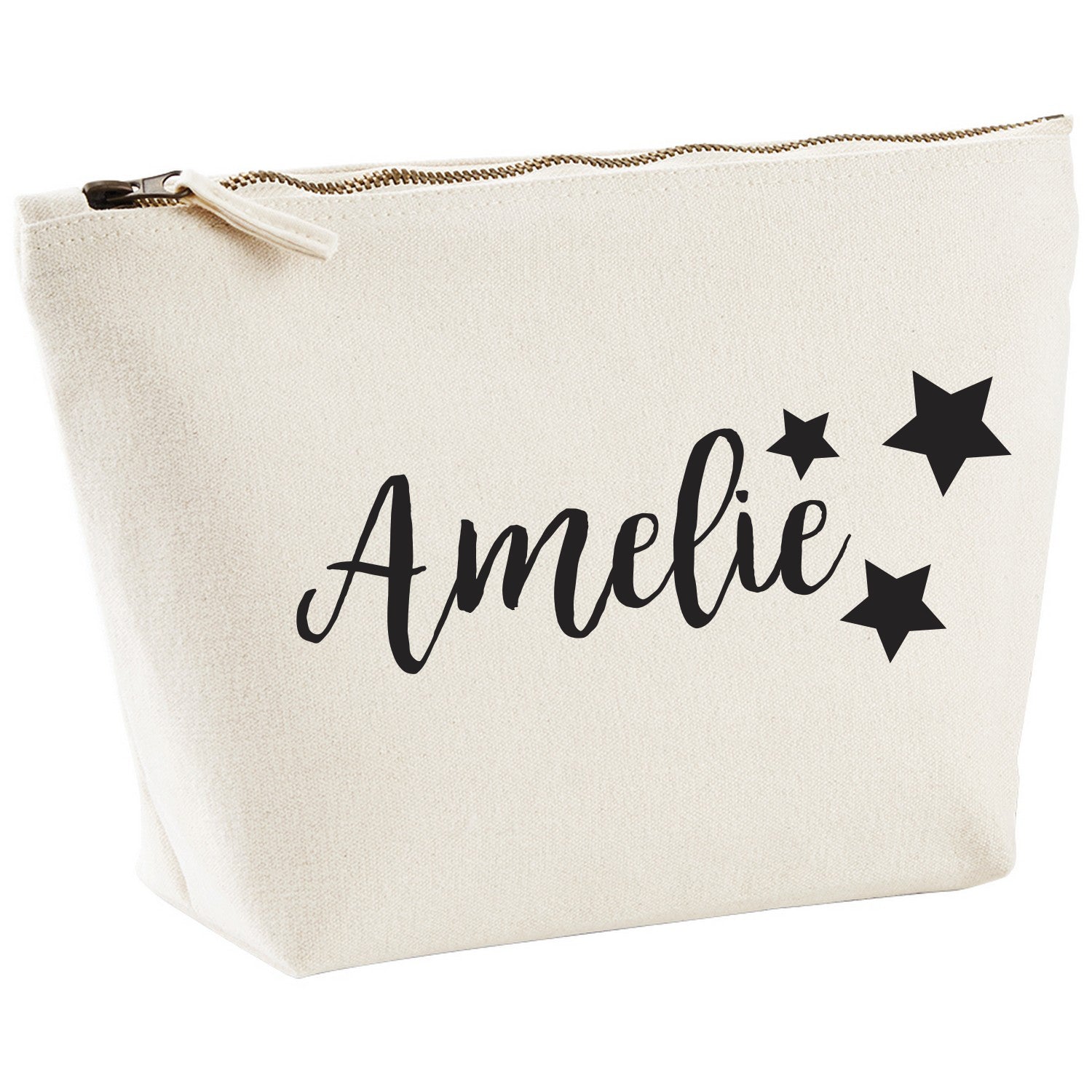 Personalised Canvas Makeup Bag - Perfect Gift - Small Design