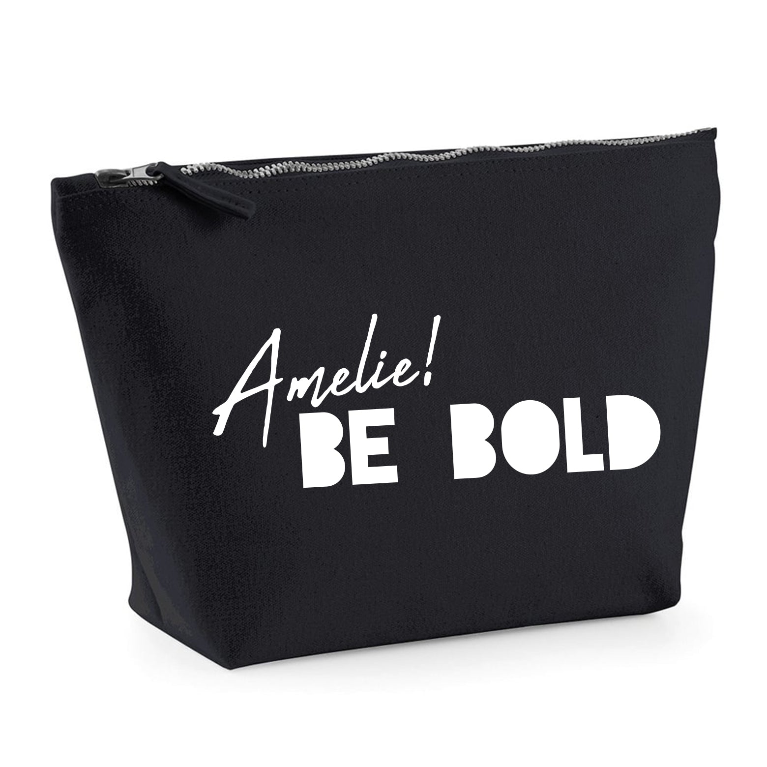 Personalised Canvas Makeup Bag - Bold