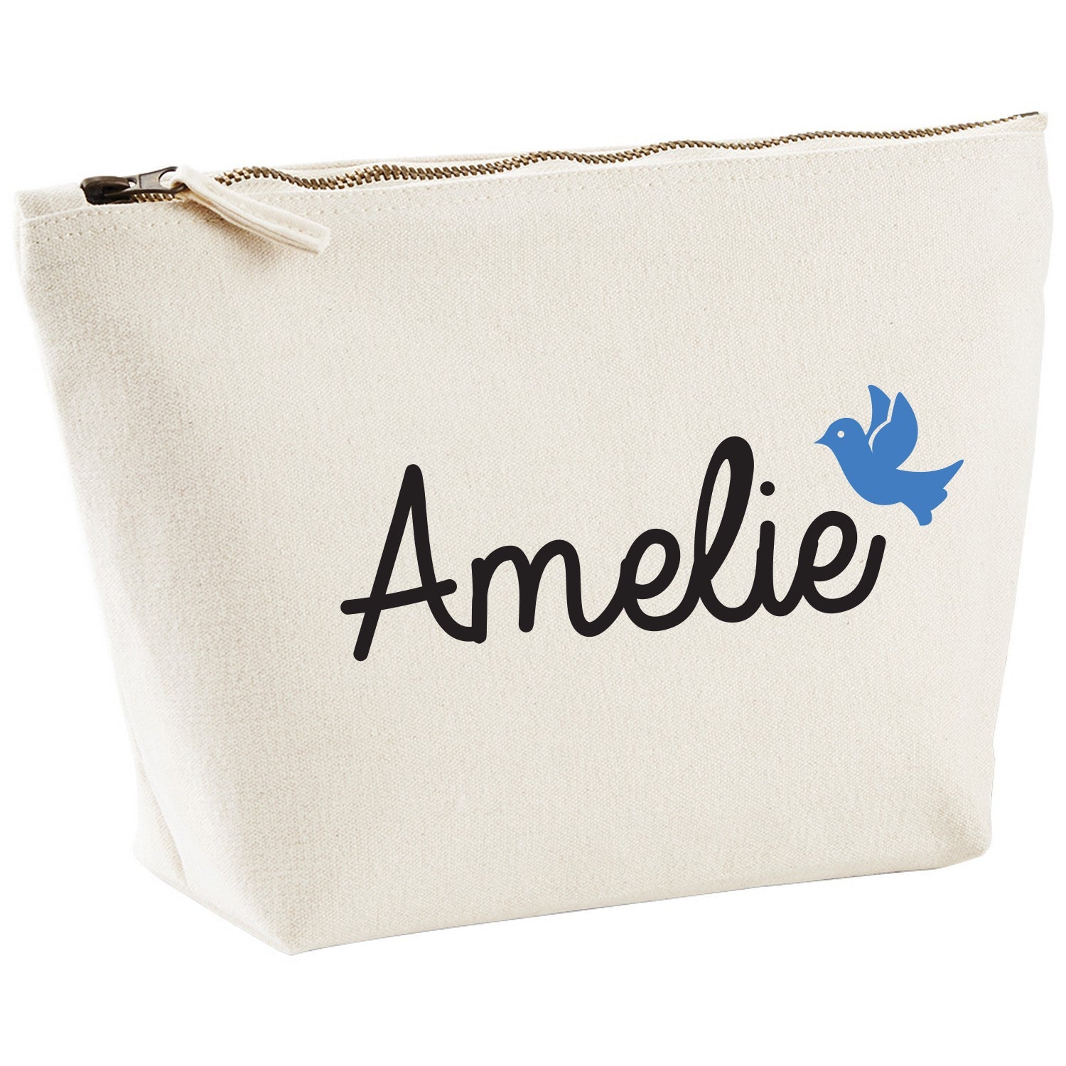 Personalised Canvas Makeup Bag - Twitter Time