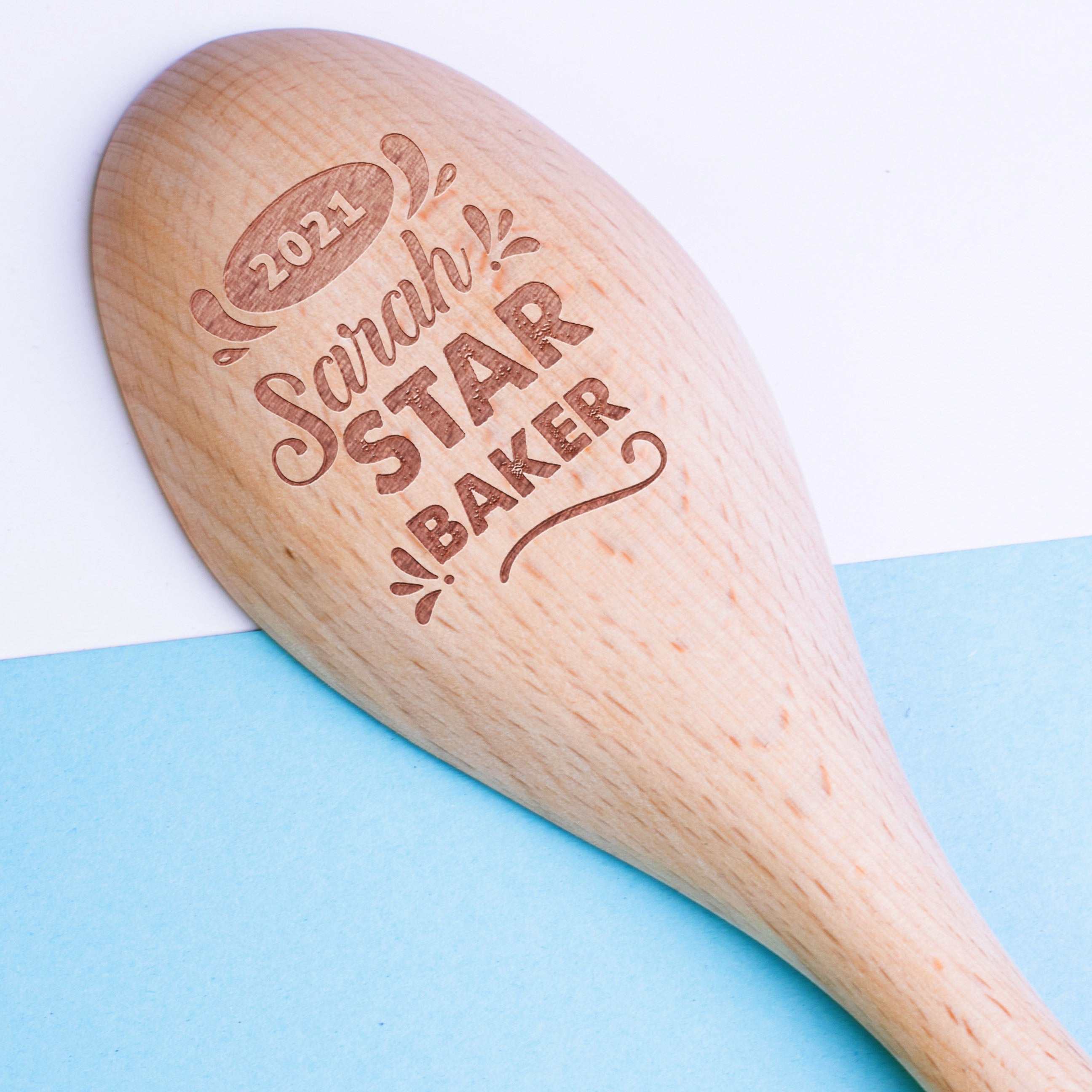 Personalised Cooking Wooden Spoon - Cooking Time!