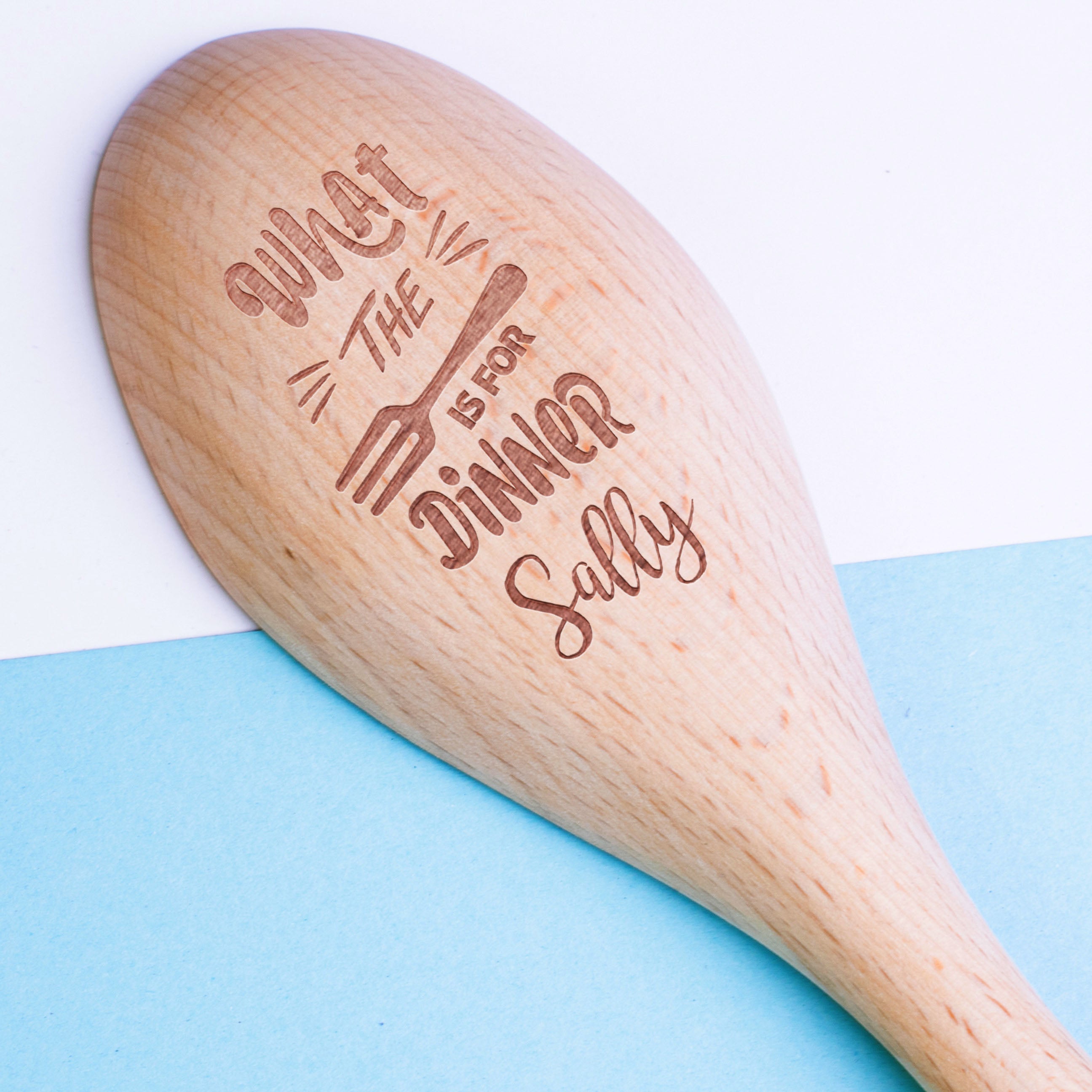 Personalised Cooking Wooden Spoon - Stir The Pot!