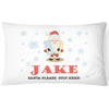 Christmas Pillowcase for Kids - Personalise With Any Name - Perfect Children's Gift - Santa