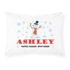 Christmas Pillowcase for Kids - Personalise With Any Name - Snowman