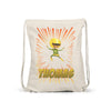 Personalised Kids Gym Bag - Yellow Superhero
