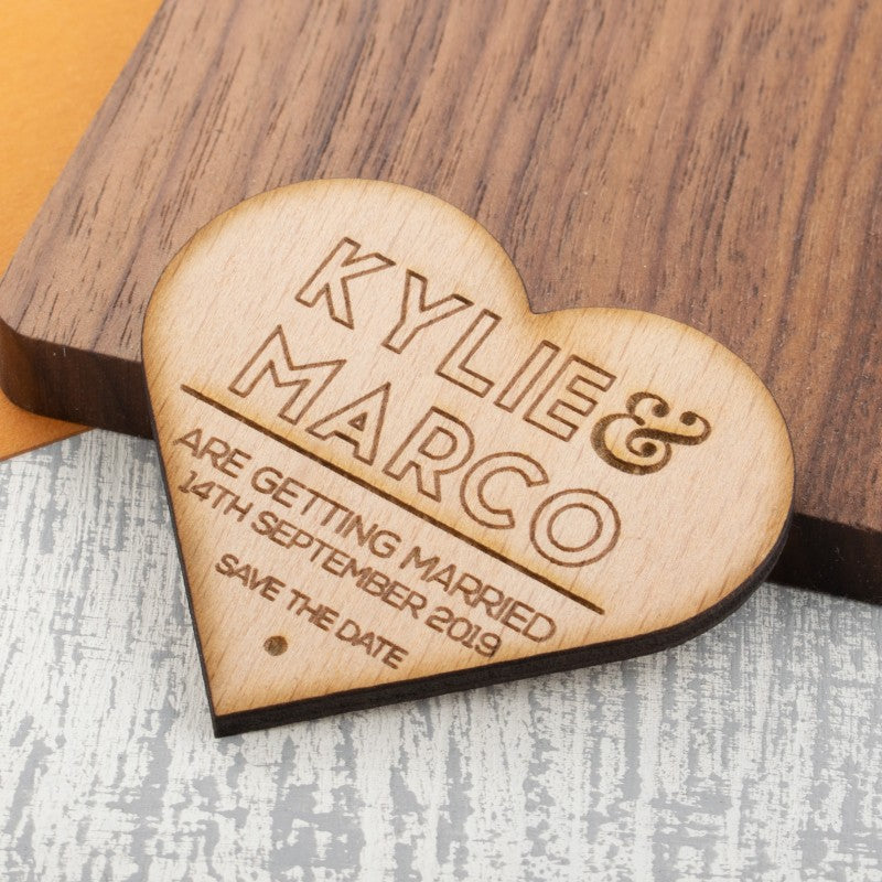 Personalised Wooden Fridge Magnet - Name Forever