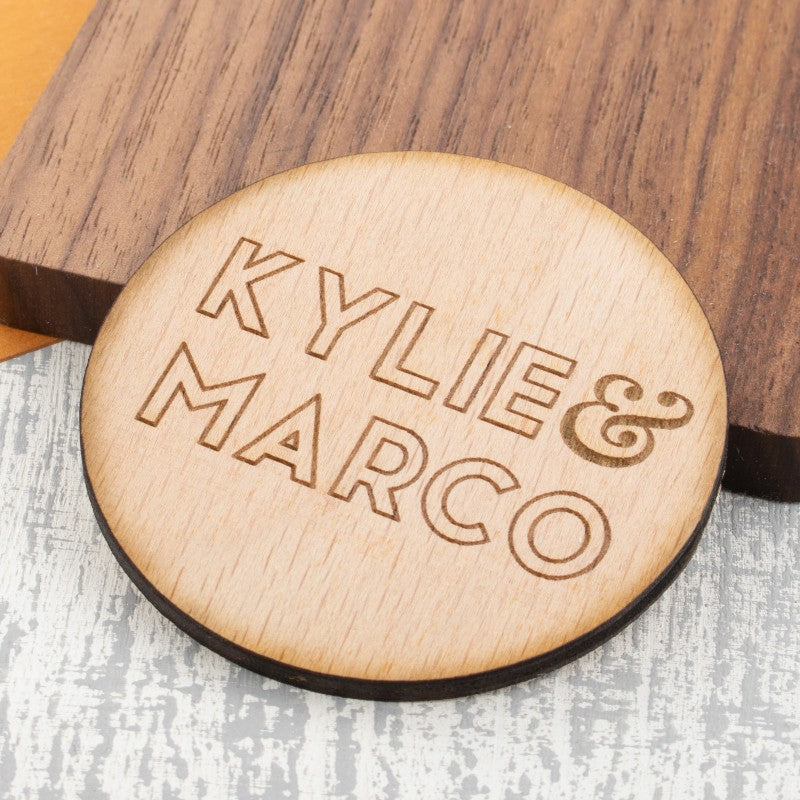 Personalised Wooden Fridge Magnet - My Name!