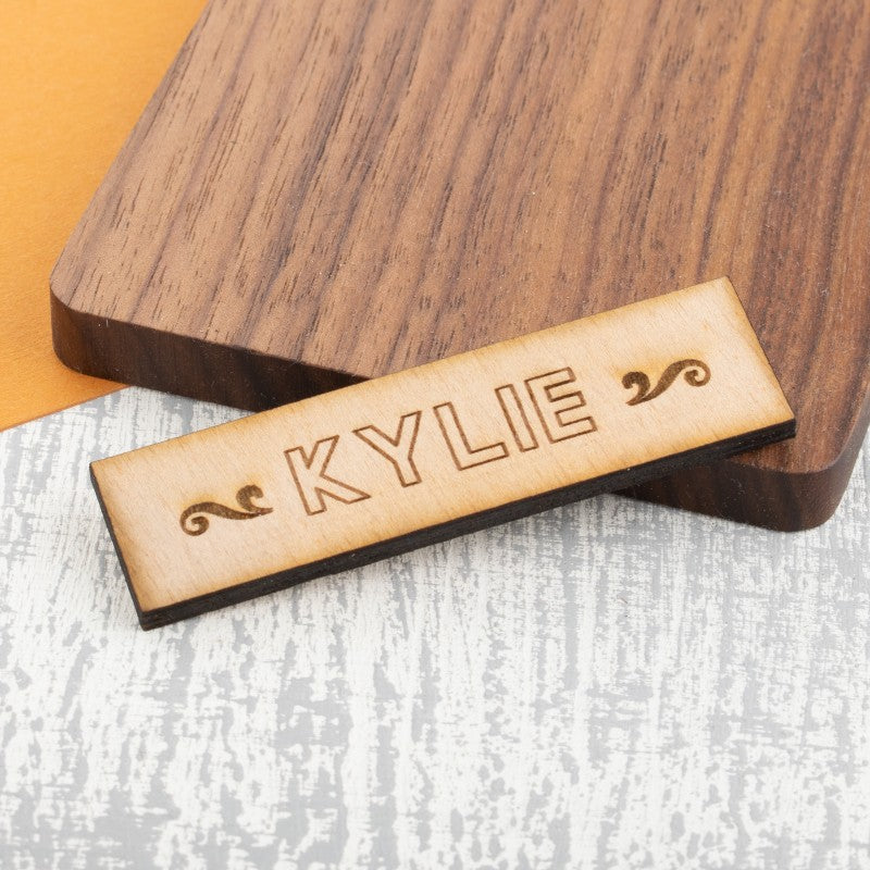 Personalised Wooden Fridge Magnet - An Arrow