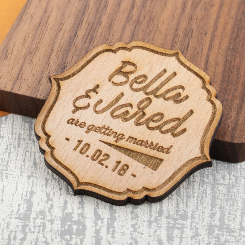 Personalised Wooden Fridge Magnet - Love them!