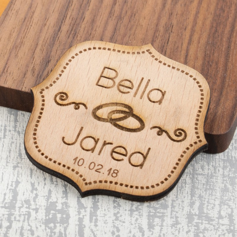 Personalised Wooden Fridge Magnet - Positive