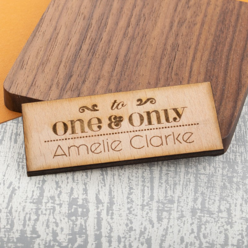 Personalised Wooden Fridge Magnet - Kitchen Living