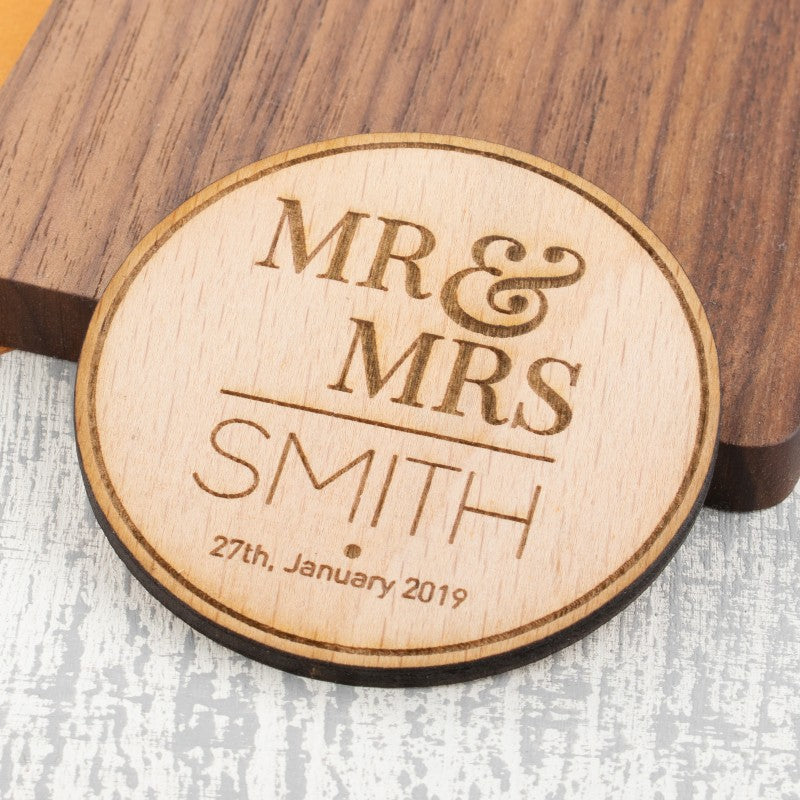 Personalised Wooden Fridge Magnet - Stuck