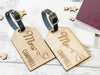 Load image into Gallery viewer, Personalised Wooden Luggage Tag