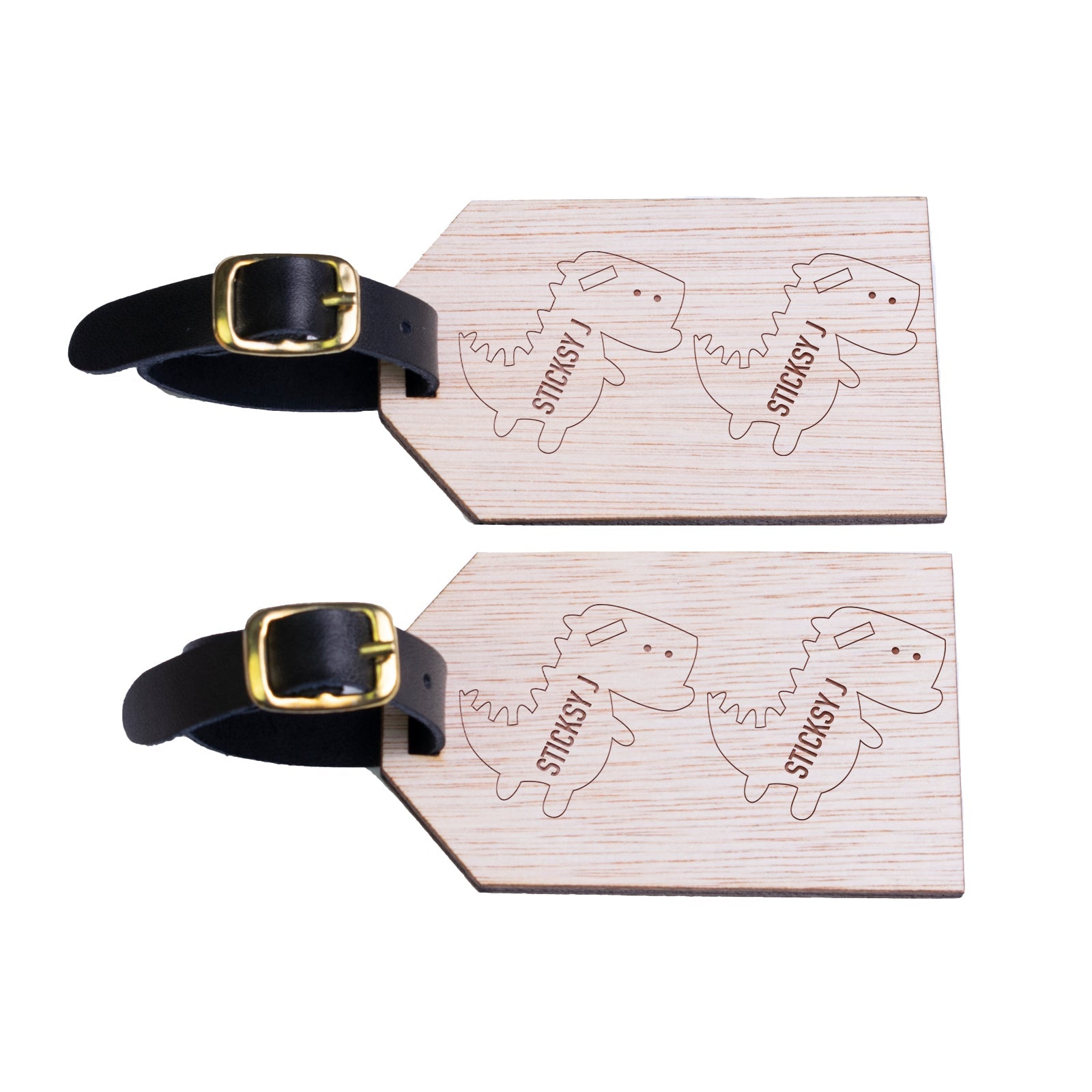 Personalised Wooden Luggage Tag - WLT-110