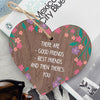 Load image into Gallery viewer, Christmas Gift For Best FRIEND Wood Heart Funny Friendship Gift Birthday Plaque