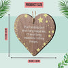 True Friendship Gift Best Friend Sign Handmade Wood Heart Chic Plaque Birthday
