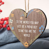 Friendship Gifts Quote Handmade Wooden Heart Best Friend Birthday Christmas Gift