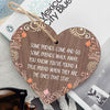 True Friend Sentimental Best Friend Friendship Gift Wood Heart Sign Birthday