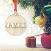 Personalised Christmas Ornaments - Pack of Two