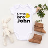 Personalised White Baby Body Suit Grow Vest - Ducky