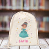 Load image into Gallery viewer, Personalised Kids Gym Bag - Green Princess