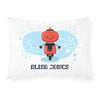 Personalised Robot Pillowcase Children Printed Gift Custom Print - Red