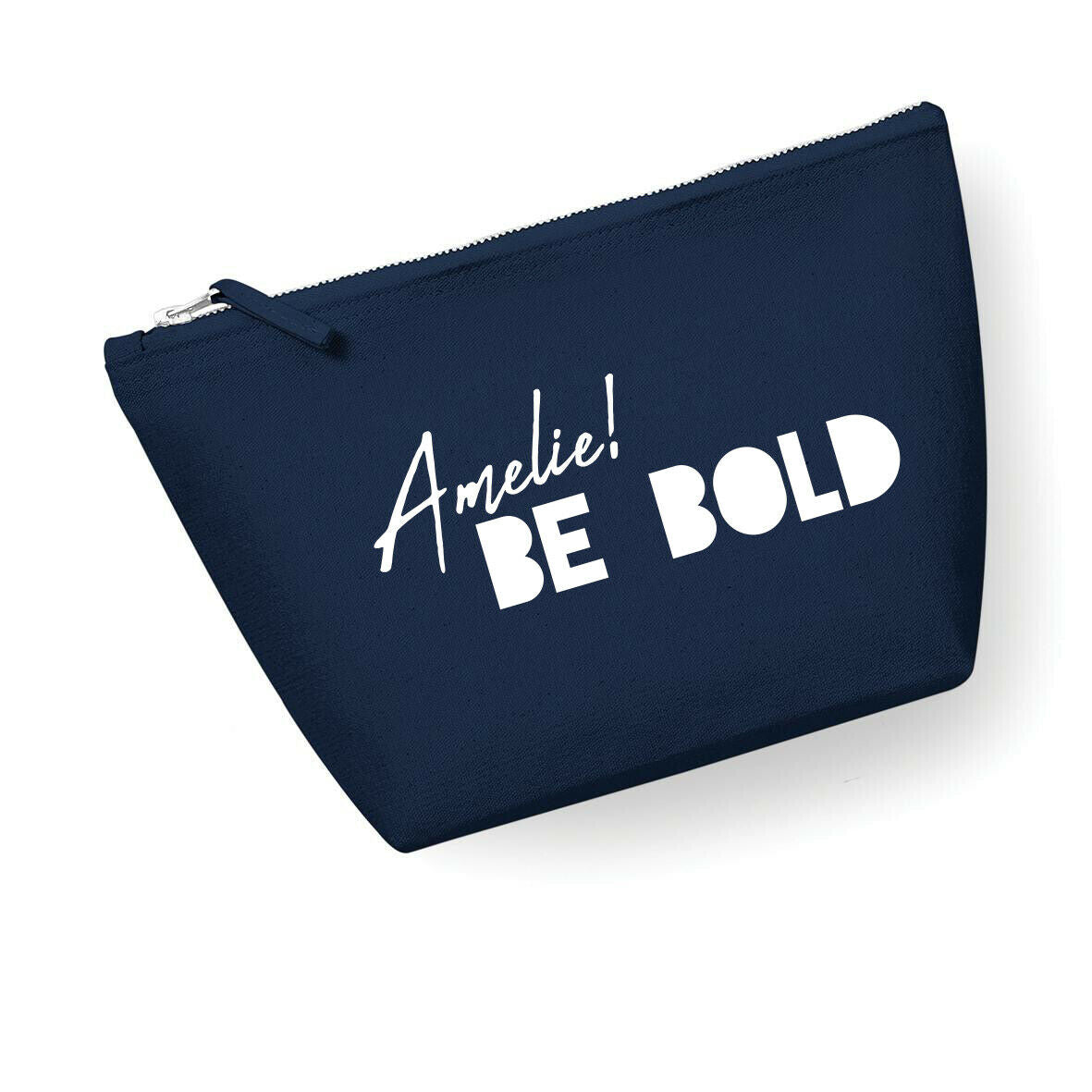 Personalised Canvas Makeup Bag - Bold