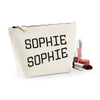 Personalised Canvas Makeup Bag - Perfect Gift  - Type It