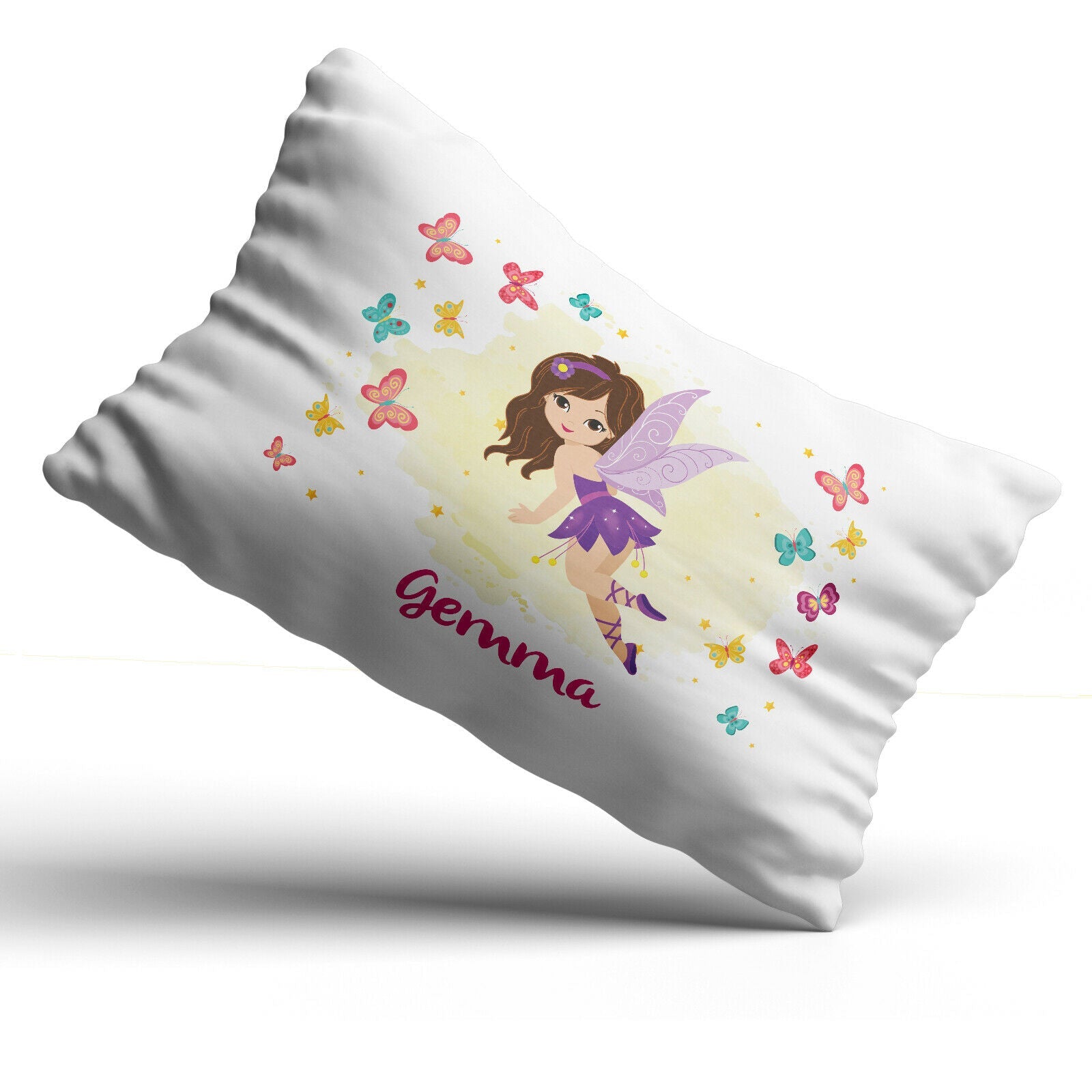 Personalised Fairy Pillowcase Printed Children Gift Custom Print Made Present - Magical