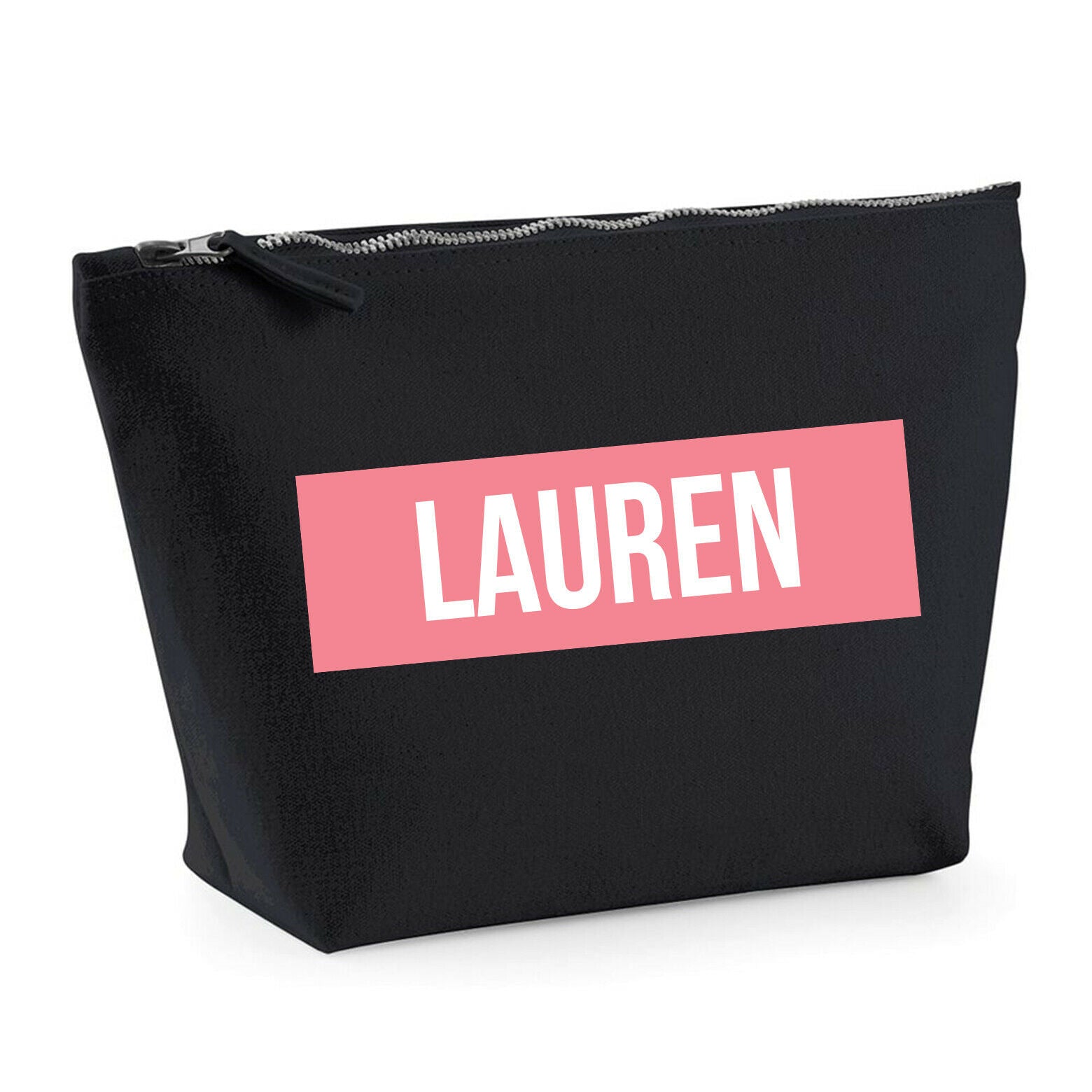 Personalised Canvas Makeup Bag - Perfect Gift - Pink Box