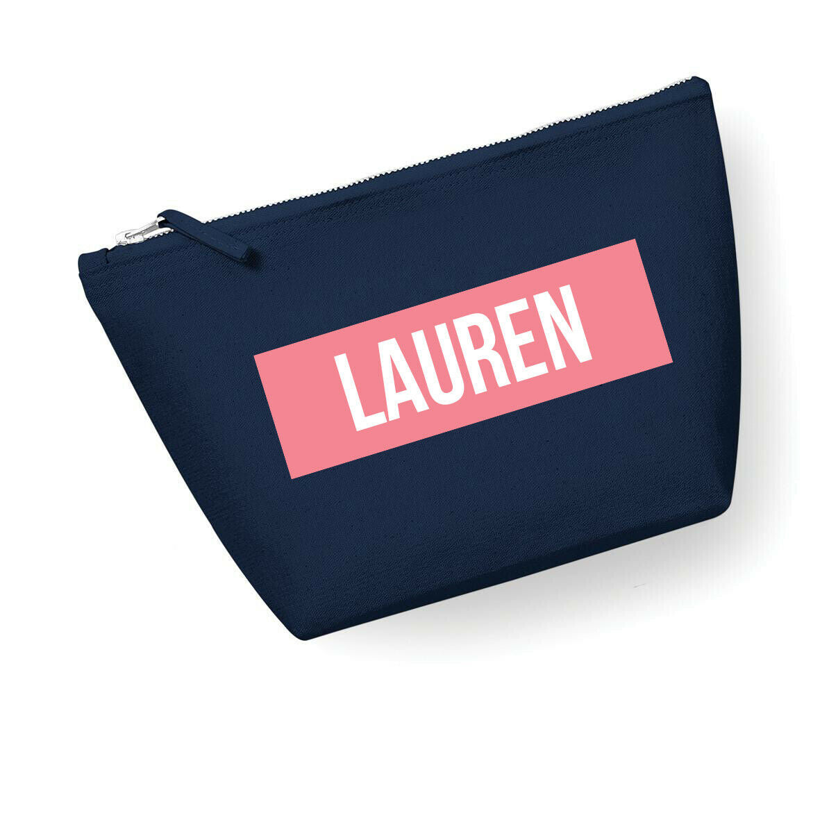 Personalised Canvas Makeup Bag - Perfect Gift - Pink Box