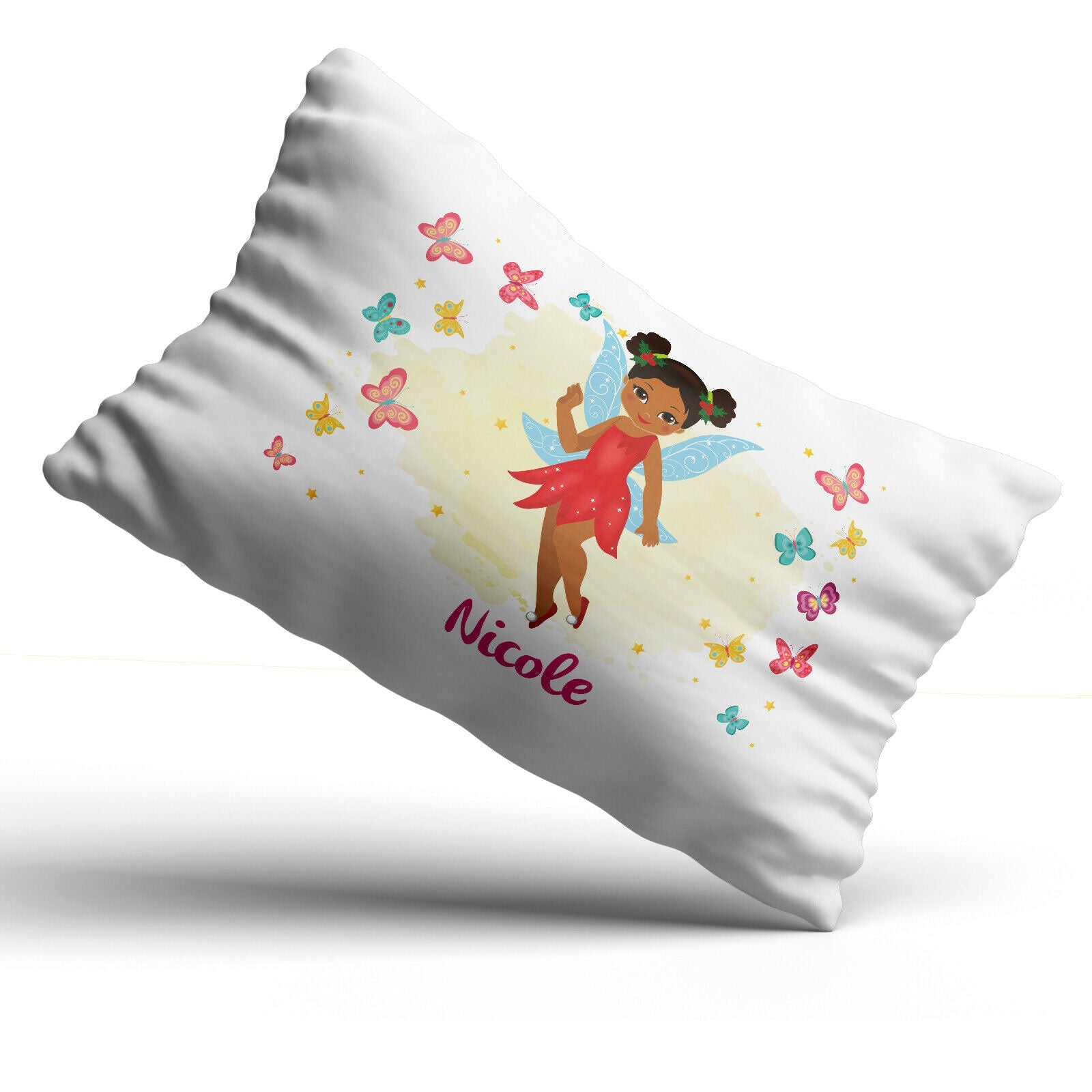 Personalised Fairy Pillowcase Children Printed Gift Custom Print Made Present - Sweet