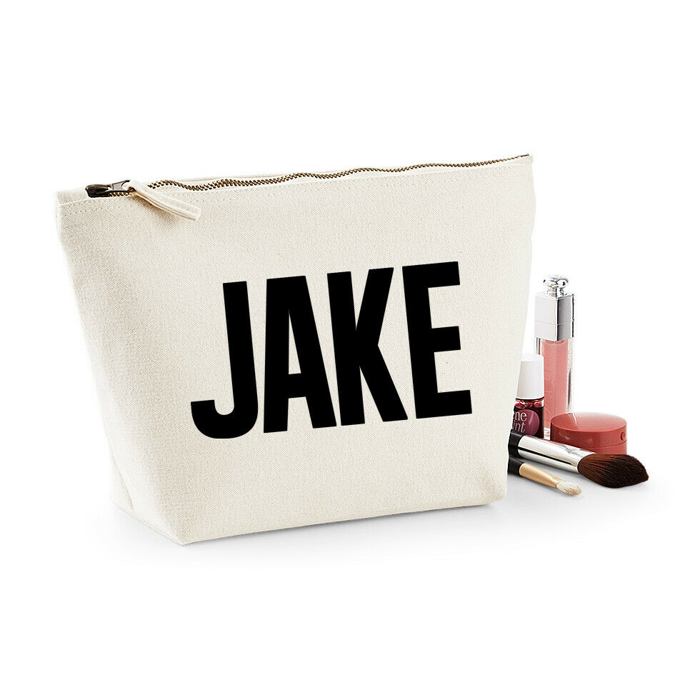 Personalised Canvas Makeup Bag - Perfect Gift - White