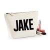 Personalised Canvas Makeup Bag - Perfect Gift - White