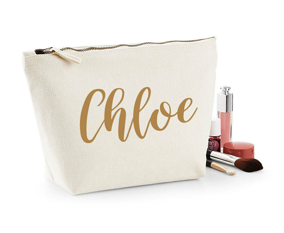 Personalised Canvas Makeup Bag  - Original Bad Bxtch