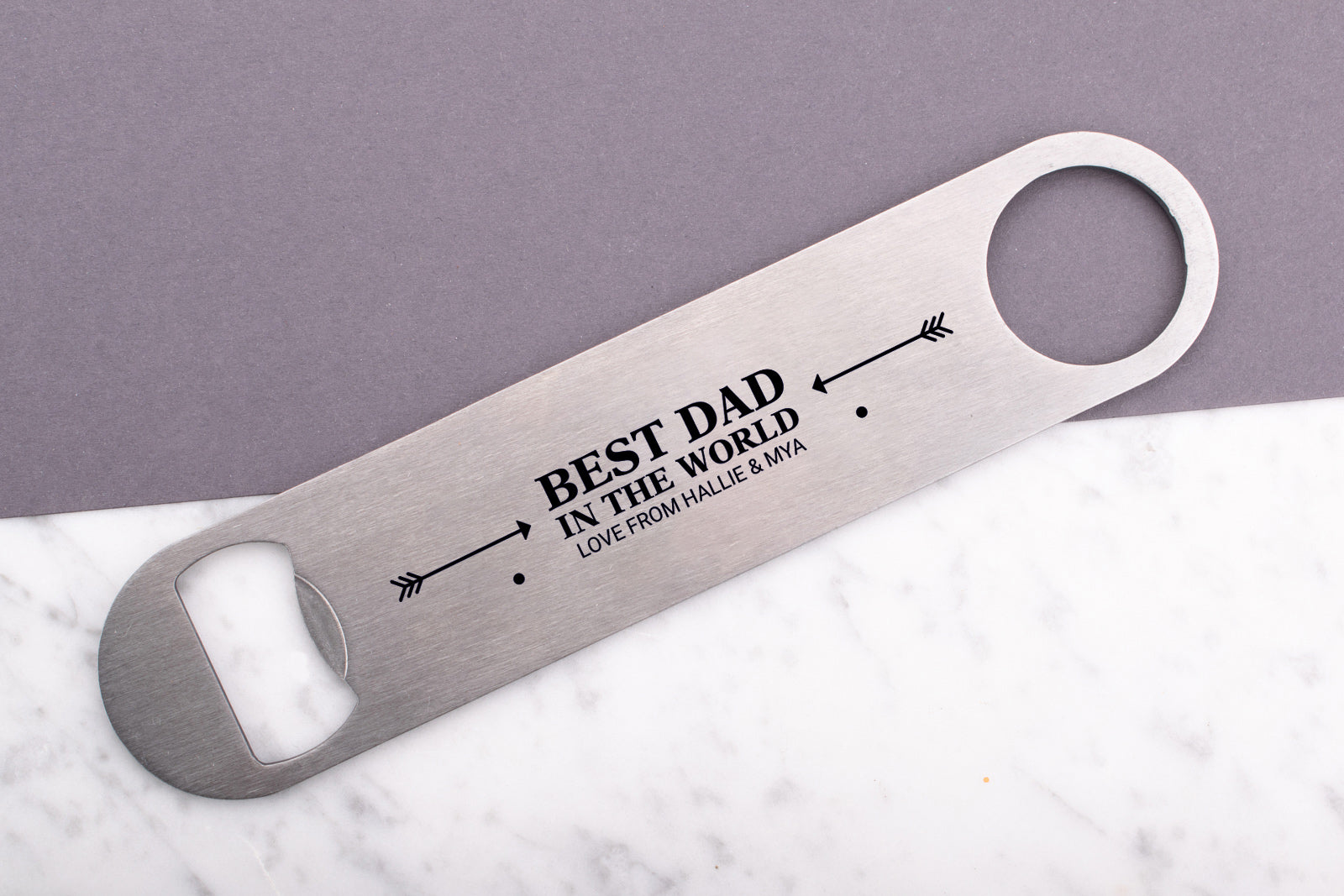 Personalised Engraved Metal Bottle Opener - Let's Drink